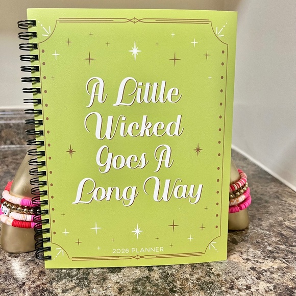 Other - Brand New A Little Wicked Goes A Long Way 2026 Weekly Planner